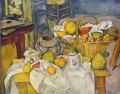 Still life with basket Paul Cezanne